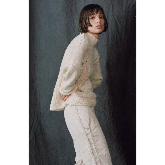 RAG & BONE x Star Wars Merino Wool Sweater Women's Small Limited Edition Cream - Picture 1 of 9